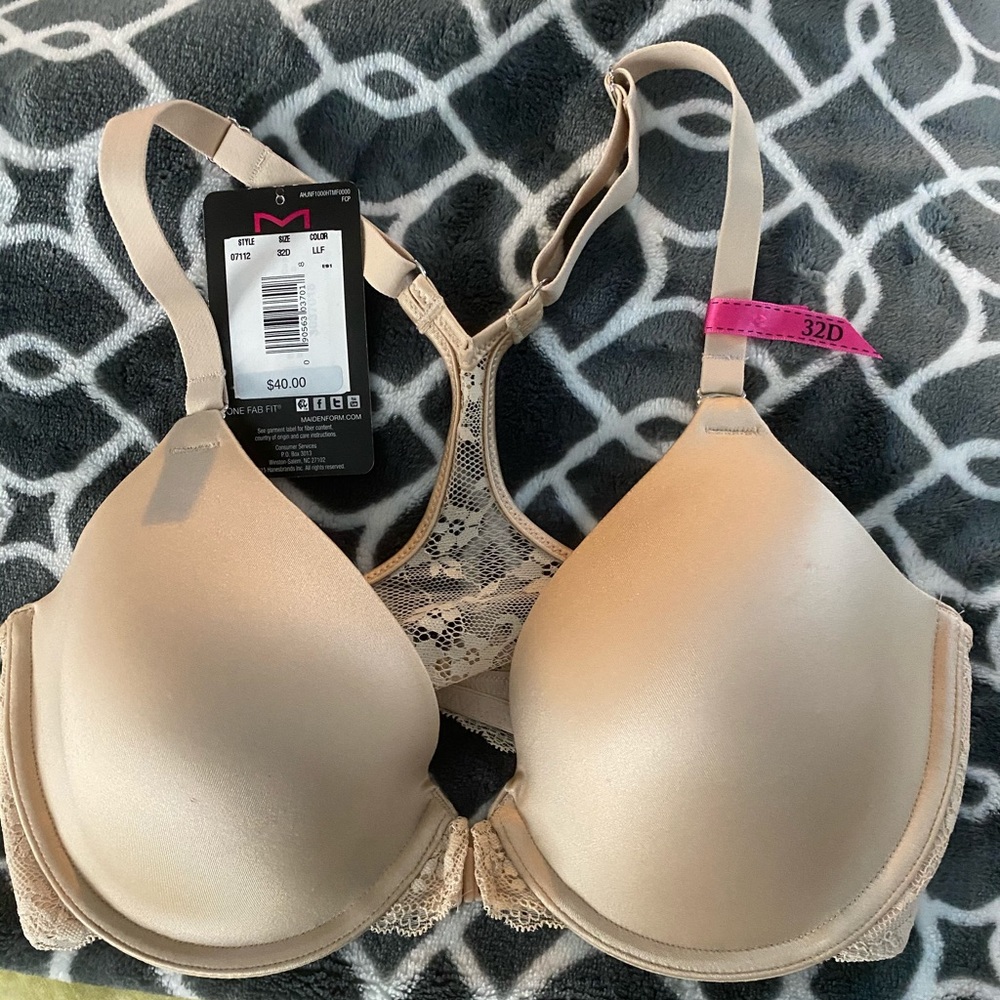 Maidenform Xtra coverage Tback Bra 32D